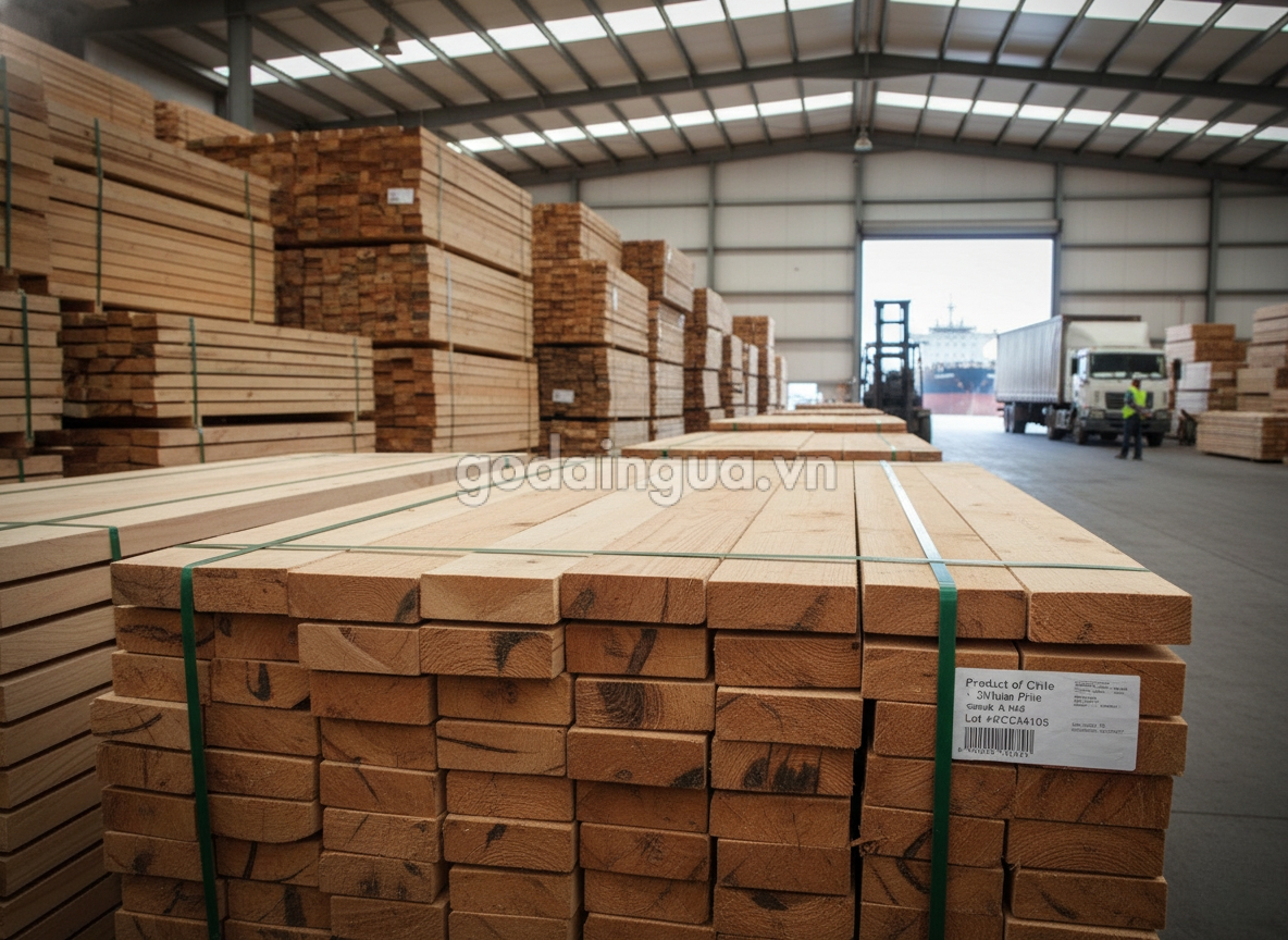 Gỗ thông nhập khẩu
