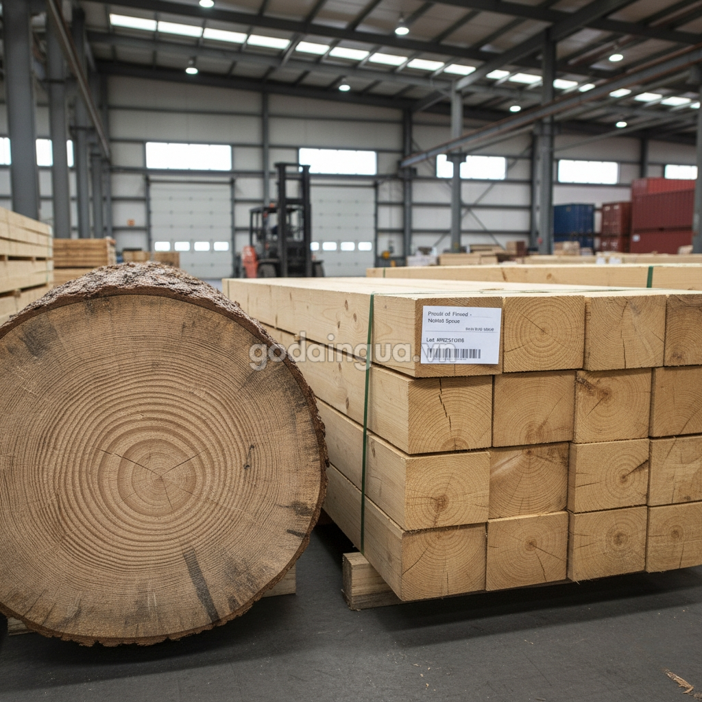 Gỗ thông nhập khẩu