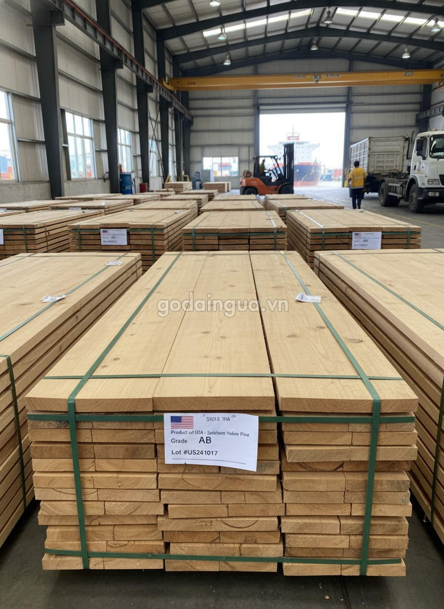 Gỗ thông nhập khẩu