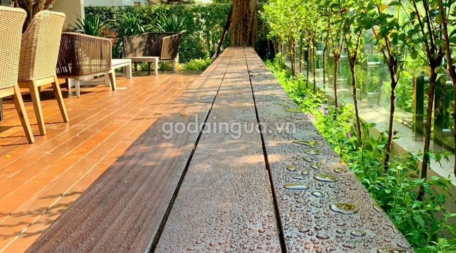 Gỗ tần bì biến tính còn được ưa chuộng rộng rãi trong nội ngoại thất nhờ có khả năng chống thấm nước và chịu ẩm tốt