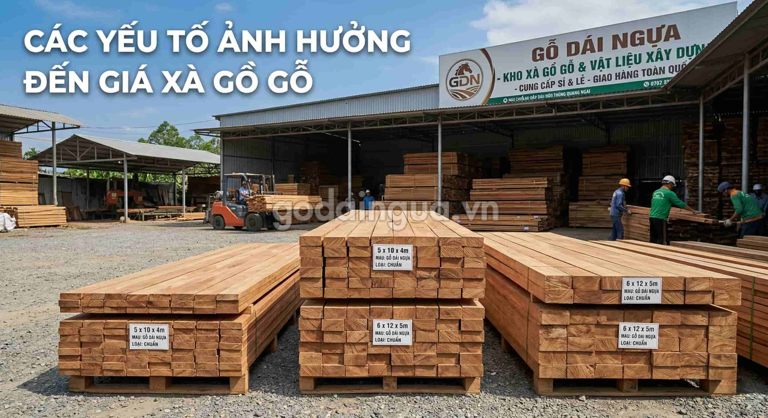 Các yếu tố ảnh hưởng đến giá xà gồ gỗ