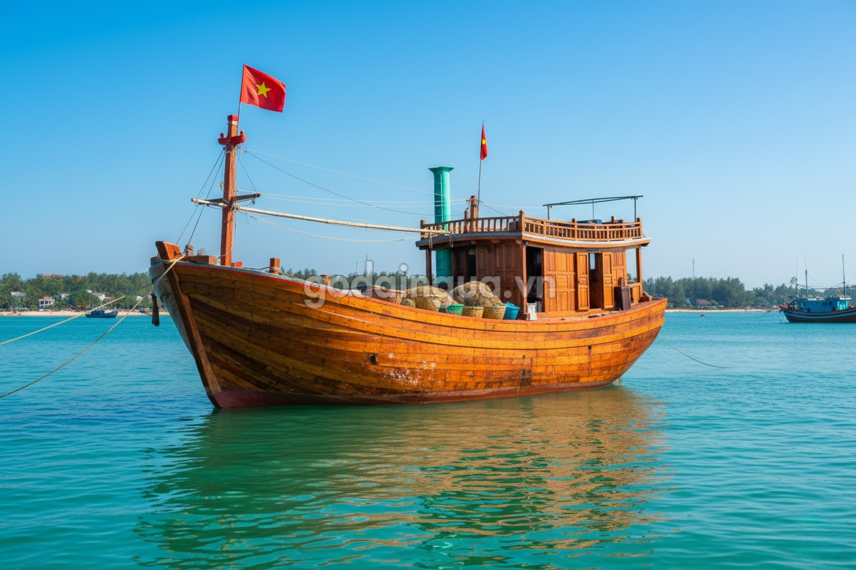 Ứng dụng gỗ Dầu đóng tàu biển