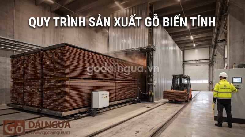 Quy trình sản xuất gỗ biến tính đạt chuẩn