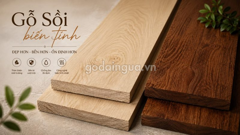 Gỗ Sồi biến tính