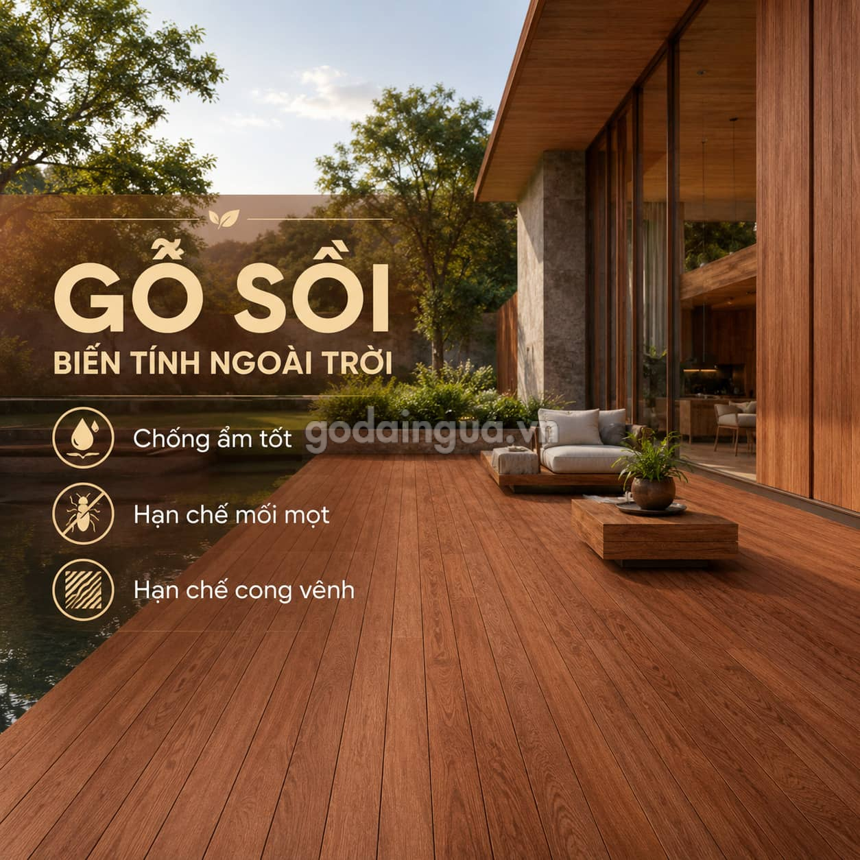 Lý do nên chọn gỗ Sồi biến tính