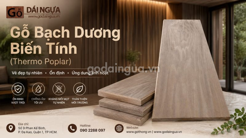 Xưởng gỗ Bạch Dương biến tính của Gỗ Dái Ngựa
