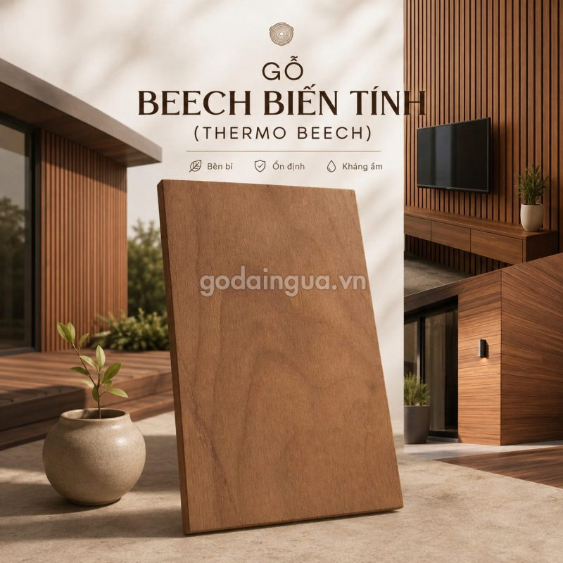 Giới thiệu gỗ Beech biến tính