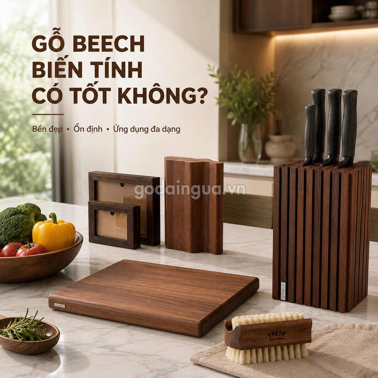 Lý do nên chọn gỗ Beech biến tính